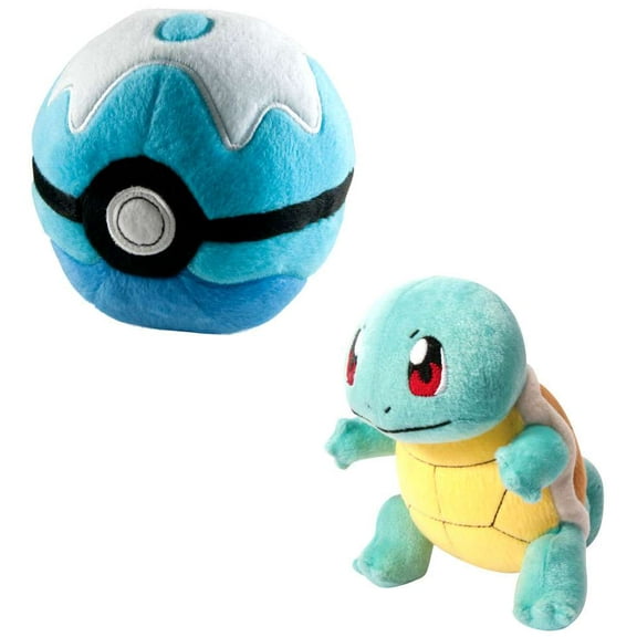 Pokemon Squirtle & Dive Ball Plush Set