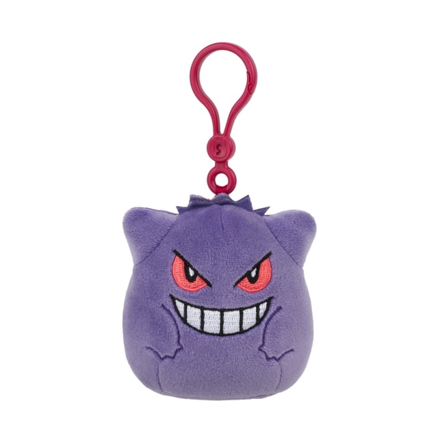 Pokemon Gengar Clip-On Plush Toy By Jazwares
