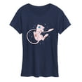 thumbnail image 1 of Pokémon - Starry Mew - Women's Short Sleeve Graphic T-Shirt, 1 of 5