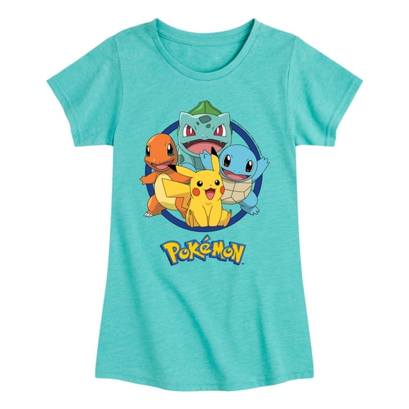 Pokémon - Starter Pokémon - Youth Girls Short Sleeve Graphic T-Shirt