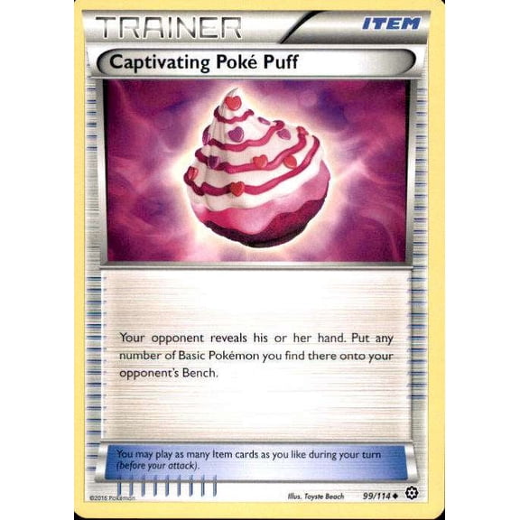 Pokemon Steam Siege Captivating Poke Puff #99