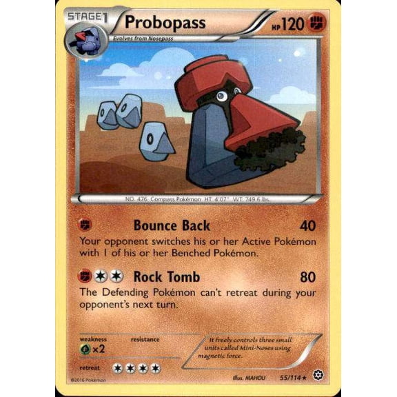 Pokemon Steam Siege Probopass #55