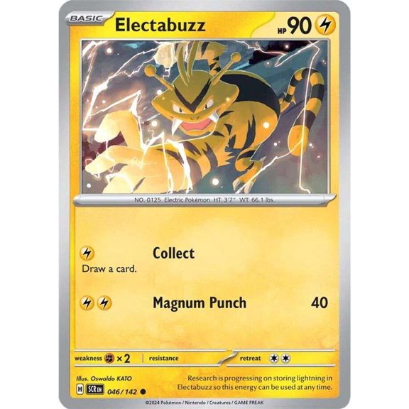 Pokemon Stellar Crown Common Electabuzz #46