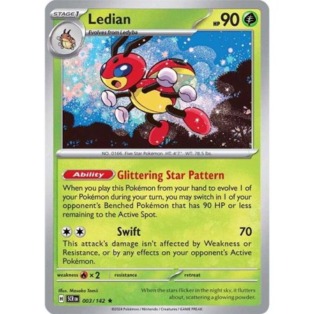 Pokemon Stellar Crown Rare Ledian #3