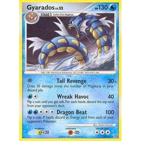 Pokemon Stormfront Rare Gyarados #19