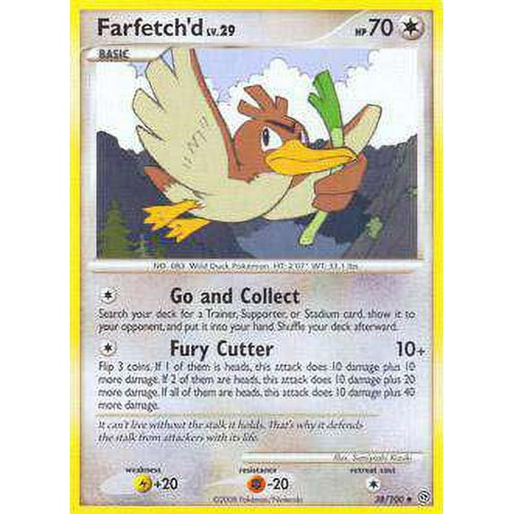 Pokemon Stormfront Uncommon Farfetch'd #38