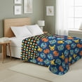 thumbnail image 1 of Pokemon Striped Favorites Twin/Full Quilted Blanket 60x90 inches, Kids Character Bedding, 1 of 6