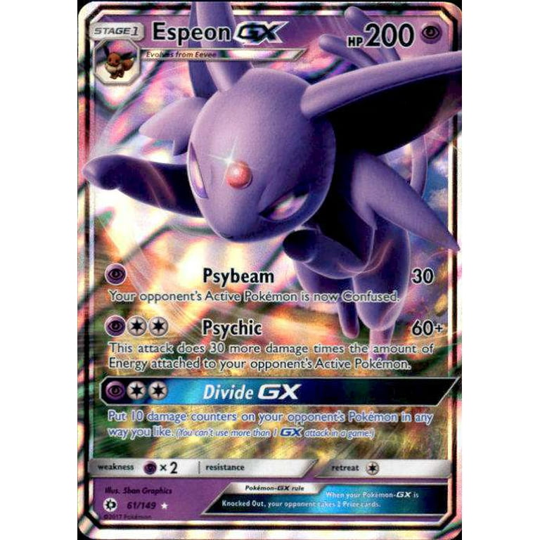Pokemon Sun & Moon Base Set Espeon-GX #61 Pokemon Sun & Moon Base Set Espeon-GX #61