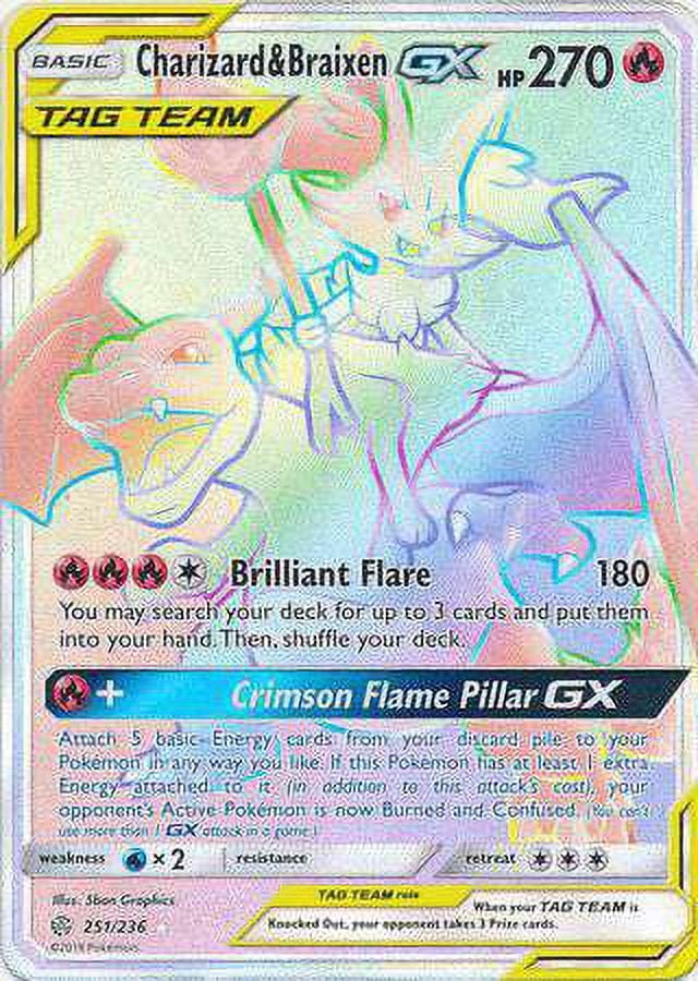 hyper rare pokemon cards gx INCINEROAR SECRET CARD 147/145 – Mint Sports & Collectibles Pokémon PULLING A GOLD HYPER RARE