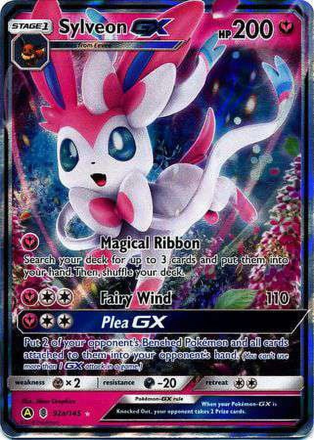 Pokemon Sun & Moon Guardians Rising Ultra Rare Sylveon GX #92a (Alternate Art) - Walmart Business Supplies Pokemon Sun & Moon Guardians Rising Ultra Rare Sylveon GX #92a (Alternate Art) - Walmart Business Supplies