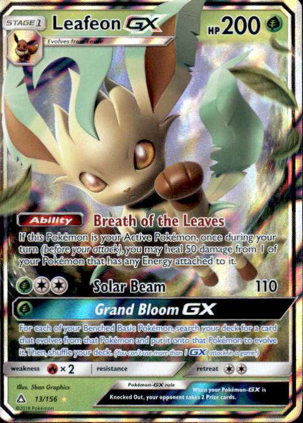 cynthia's pokemon cards Leafeon V Alternate Art - 167/203 - Evolving Skies main image 1