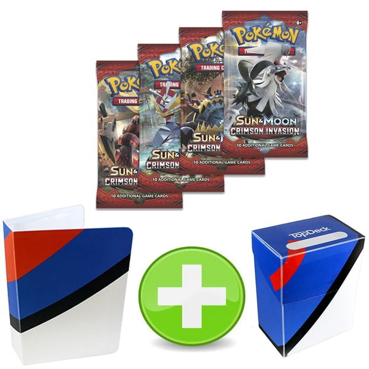 Pokemon Sun and Moon Crimson Invasion Booster Pack with Great Ball