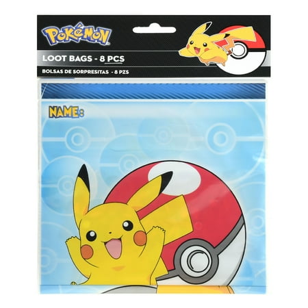 Pokemon 'Sun and Moon' Favor Bags (8ct)