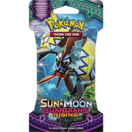 Pokémon - Sun & Moon - Guardians Rising Sleeved Booster Trading Cards - Styles May Vary