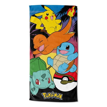 Pokemon Sunset 30 x 60 Inch Beach Towel