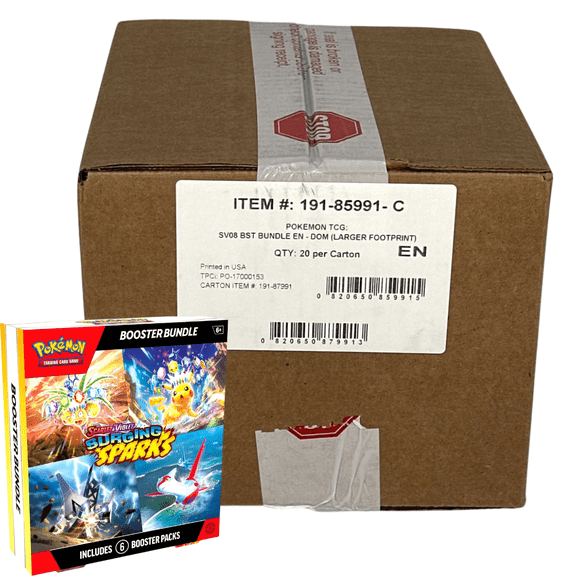 Pokemon Surging Sparks Booster Bundle 20 Box Case