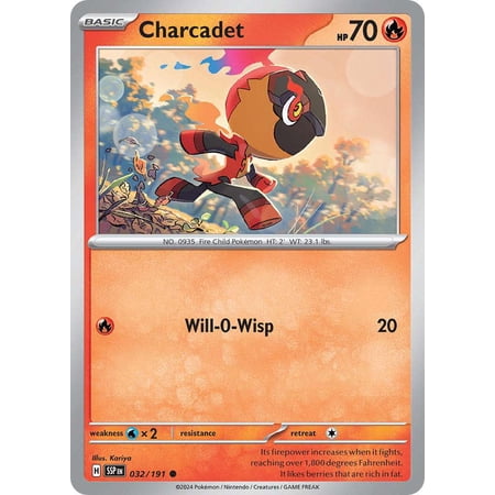 Pokemon Surging Sparks Common Charcadet #32