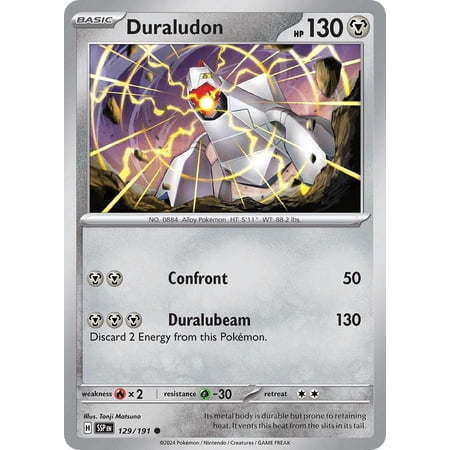 Pokemon Surging Sparks Common Duraludon #129