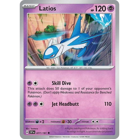 Pokemon Surging Sparks Common Latios #77