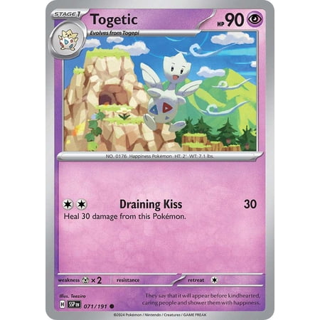 Pokemon Surging Sparks Common Togetic #71