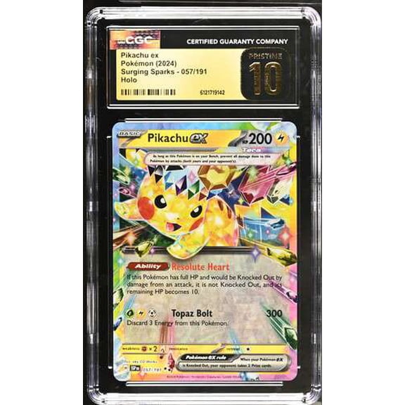 Pokemon Surging Sparks Pikachu ex #57