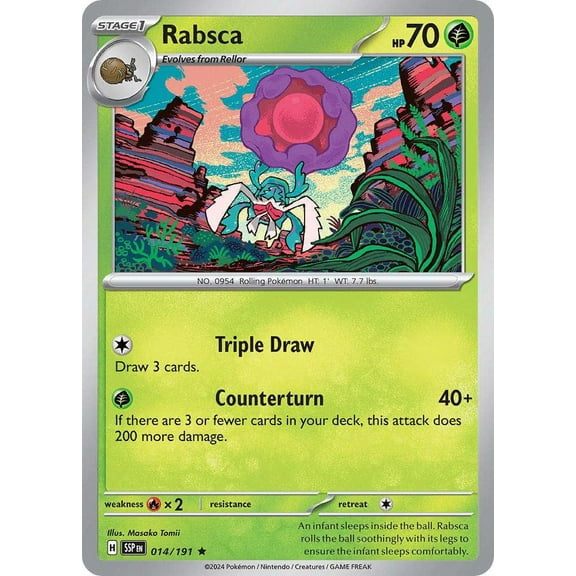 Pokemon Surging Sparks Rare Rabsca #14