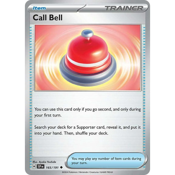 Pokemon Surging Sparks Uncommon Call Bell #165