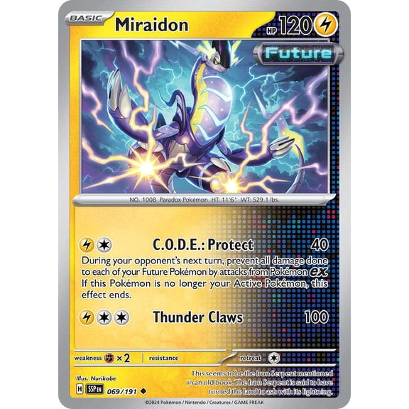 Pokemon Surging Sparks Uncommon Miraidon #69