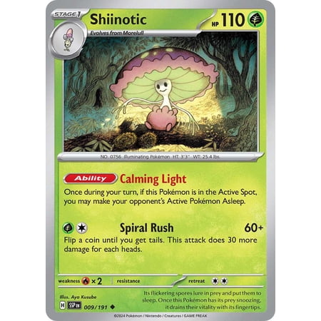Pokemon Surging Sparks Uncommon Shiinotic #9