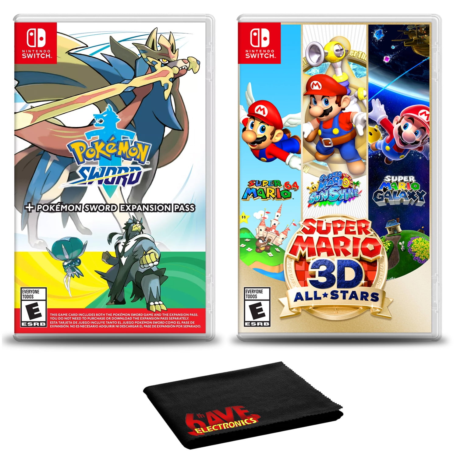 NINTENDO Pokemon Sword Game + Pokemon Sword Expansion Pass Bundle (Digital  Download) for Nintendo Switch