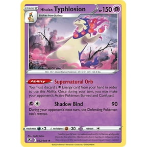 Pokemon Sword & Shield Astral Radiance Rare Holo Hisuian Typhlosion #52
