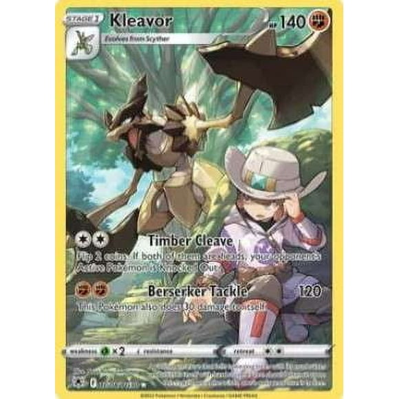 Pokemon Sword & Shield Astral Radiance Ultra Rare Kleavor TG08 (Trainer Gallery)