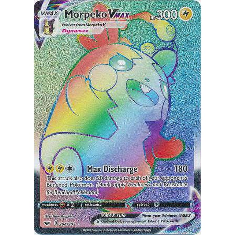 morpeko vmax pokemon card - 038/072 Full Art Ultra Rare your opponent takes 3 Prize cards. Morpeko VMAX | Sword &