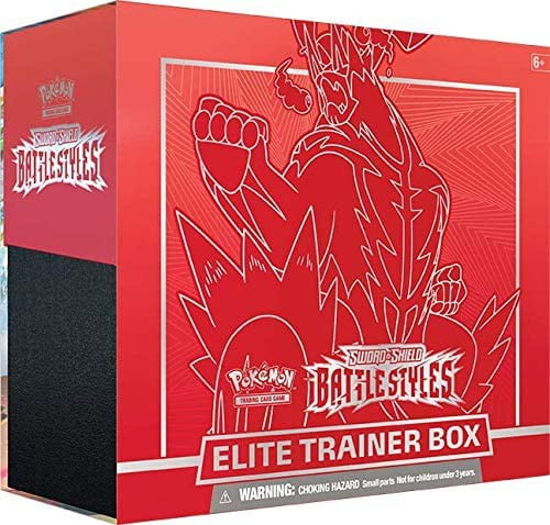 Pokemon Sword & Shield Battle Styles Gigantamax Urshifu Single Strike Elite Trainer Box (8 Booster Packs, 65 Card Sleeves, 45 Energy Cards & More)