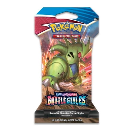 Pokemon Sword & Shield Battle Styles Sleeved Booster | Tyranitar