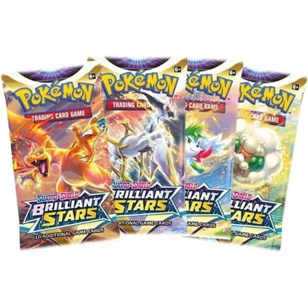 Pokemon Sword & Shield Brilliant Stars | 4 Booster Packs