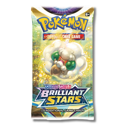 Pokemon Sword & Shield Brilliant Stars Booster Pack | Whimsicott