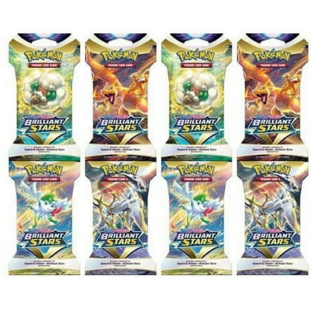 Pokémon - Trading Card Game: Brilliant Stars Sleeved Boosters - Styles May Vary