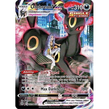 Pokemon Sword & Shield Brilliant Stars Ultra Rare Umbreon VMAX TG23