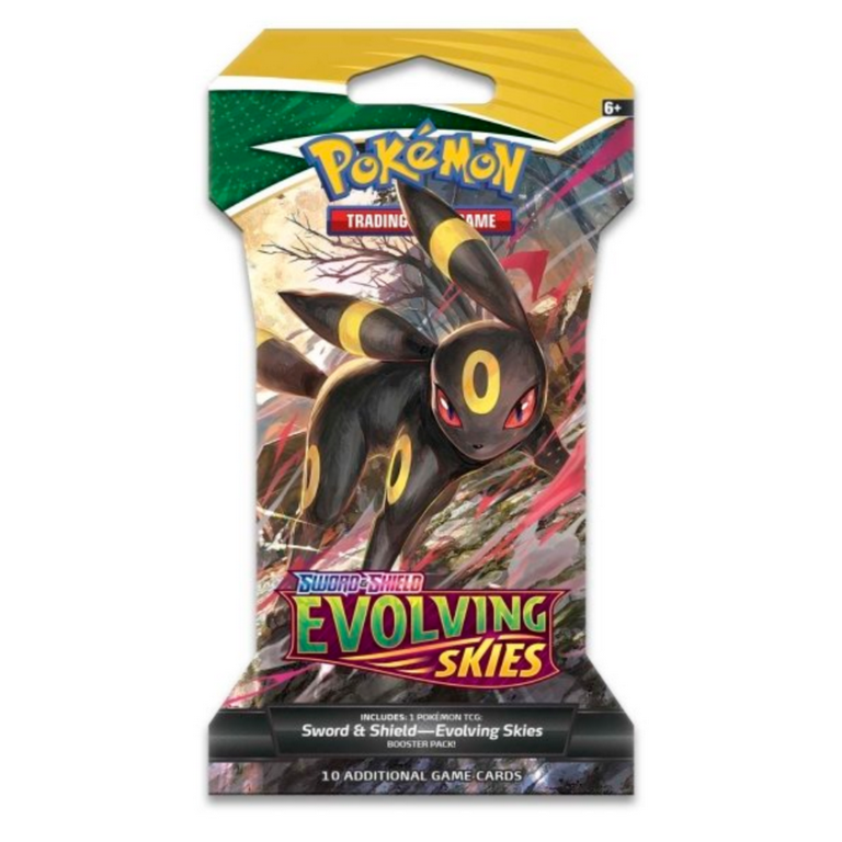 Pokemon TCG Sword & Shield Evolving Skies 3 Pack Blister +