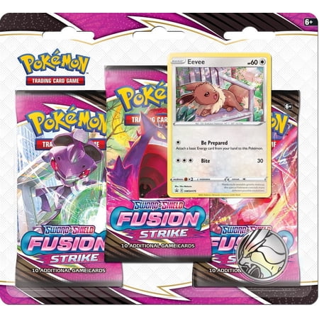 Pokemon Sword & Shield Fusion Strike Eevee Special Edition (3 Booster Packs & Promo Card)