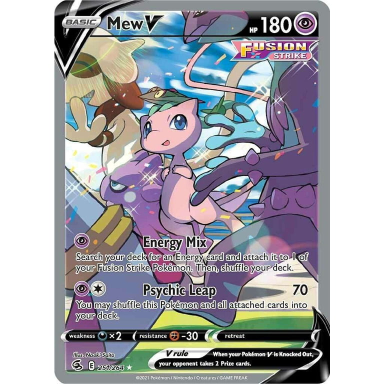 Mew V SR 105/100 S8 Fusion Arts - Pokemon Card Japanese | eBay