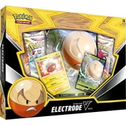 Pokemon Sword & Shield Hisuian Electrode V Box 4 Booster Packs, 2 Foil Cards, Oversize Card & More