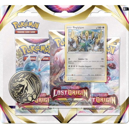 Pokemon Sword & Shield Lost Origin Regigigas Special Edition (3 Booster Packs & 1 Foil Promo Card)