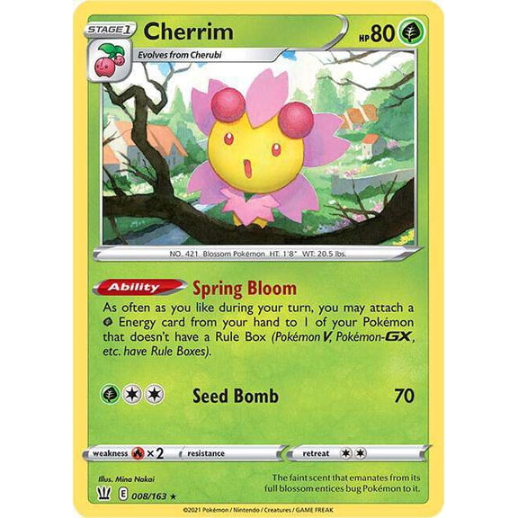 Pokemon Sword & Shield Promo Cherrim SWSH088