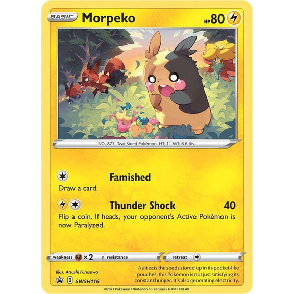 Pokemon Sword & Shield Promo Uncommon Morpeko #116