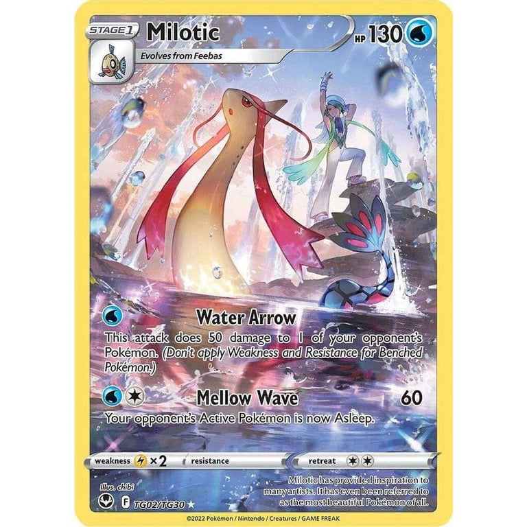 Pokemon Sword & Shield Silver Tempest Ultra Rare Milotic TG02