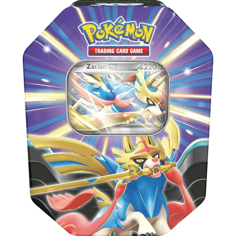 Pokemon Sword & Shield Slashing Legends Zacian ex Tin Set (4