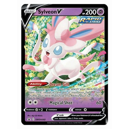 Pokemon Sword & Shield Sylveon V Single Promo Card