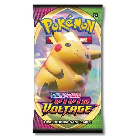 Pokemon Sword & Shield Vivid Voltage Booster Pack | Pikachu price history and forecast - Pokémon 184-99169